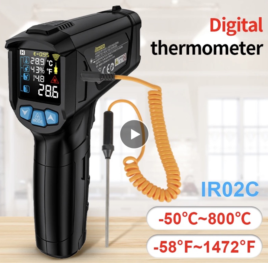 Thermomètre Infrarouge SkyRC – Sans Contact – Mesure Rapide – Idéal Pour Surfaces, Moteurs, Liquides – Bon Rapport Qualité-prix